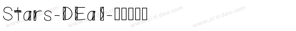 Stars-DEa1字体转换