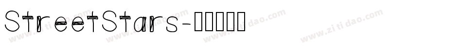 StreetStars字体转换