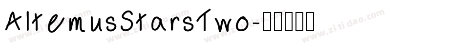 AltemusStarsTwo字体转换