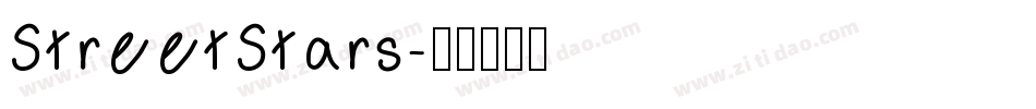 StreetStars字体转换