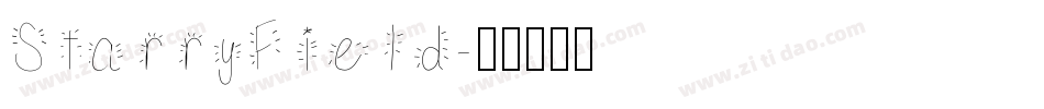 StarryField字体转换