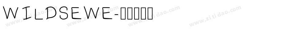 WILDSEWE字体转换