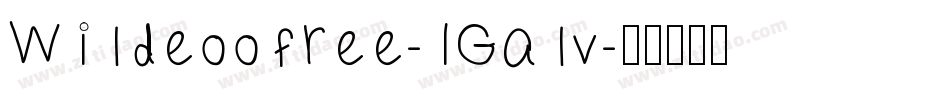 Wildeoofree-1Galv字体转换