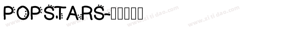 POPSTARS字体转换