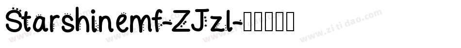 Starshinemf-ZJzl字体转换
