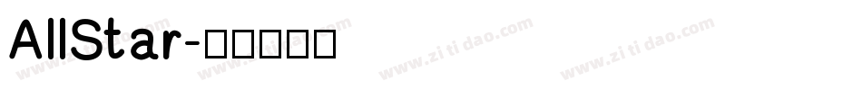 AllStar字体转换