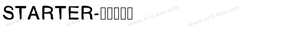 STARTER字体转换