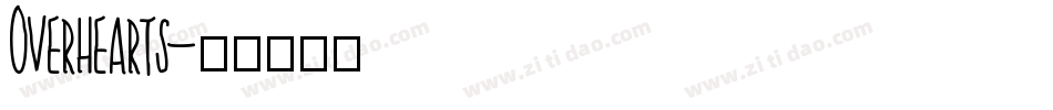 Overhearts字体转换