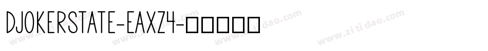 DjokerState-EaXZ4字体转换