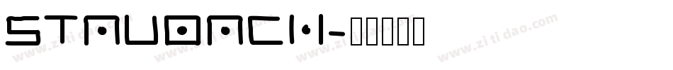 Staubach字体转换