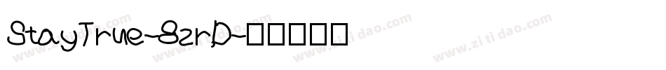 StayTrue-8zrD字体转换