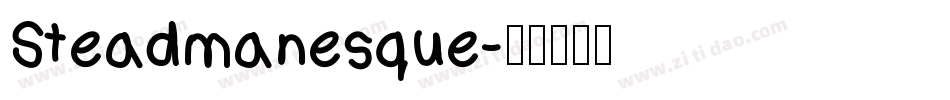 Steadmanesque字体转换
