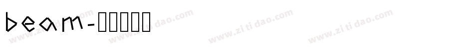 beam字体转换