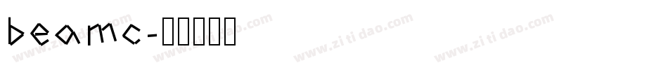 beamc字体转换