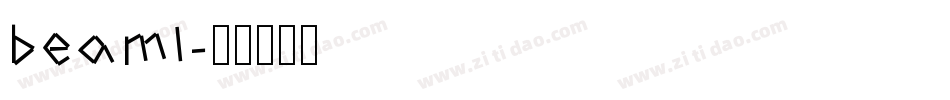 beaml字体转换