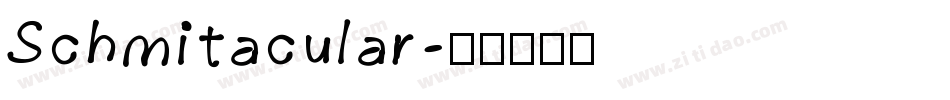 Schmitacular字体转换