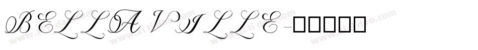 BELLAVILLE字体转换