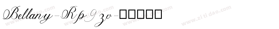 Bellany-Rp9zv字体转换