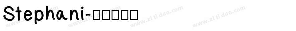 Stephani字体转换
