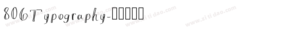 806Typography字体转换