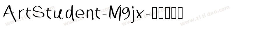 ArtStudent-M9jx字体转换
