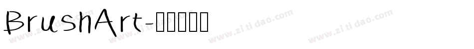 BrushArt字体转换