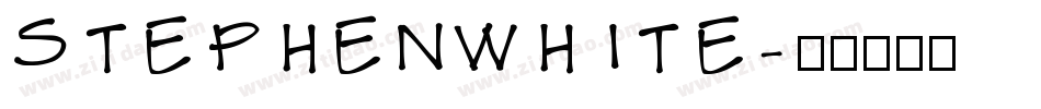 StephenWhite字体转换