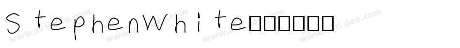 StephenWhite字体转换
