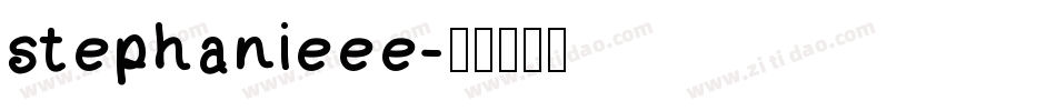 stephanieee字体转换