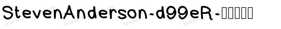 StevenAnderson-d99eR字体转换