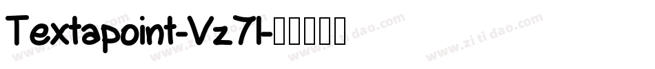 Textapoint-Vz7l字体转换
