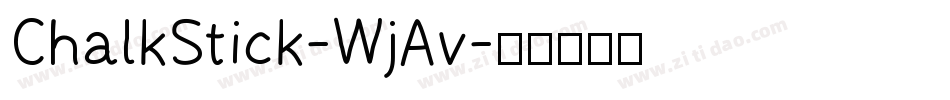 ChalkStick-WjAv字体转换