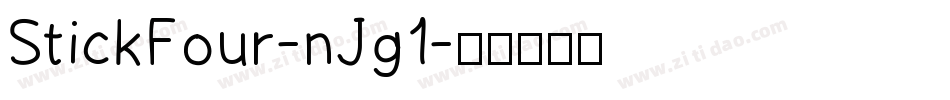 StickFour-nJg1字体转换