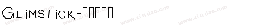 Glimstick字体转换