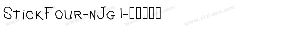 StickFour-nJg1字体转换