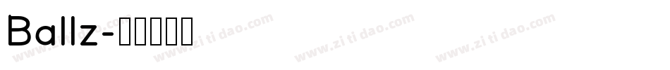 Ballz字体转换