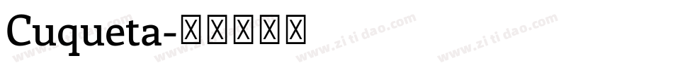 Cuqueta字体转换