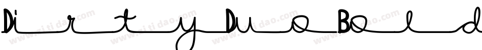 DirtyDuoBold-dnA6字体转换