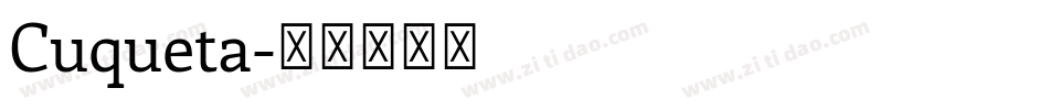 Cuqueta字体转换