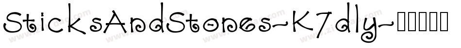 SticksAndStones-K7dly字体转换