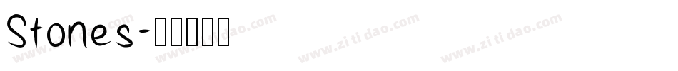 Stones字体转换