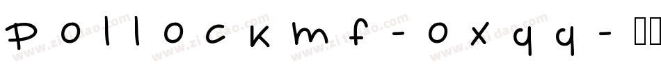 Pollockmf-oxqq字体转换