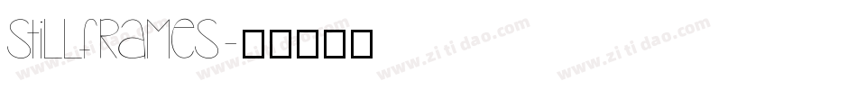 stillframes字体转换