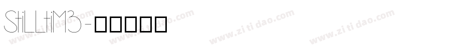 stilltim3字体转换