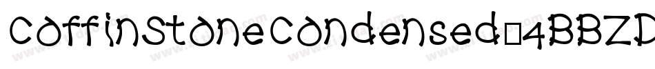 CoffinStoneCondensed-4BBZD字体转换
