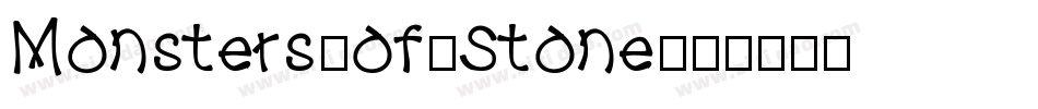 Monsters-of-Stone字体转换