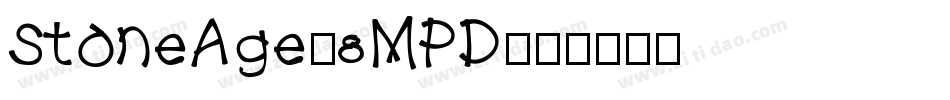 StoneAge-8MPD字体转换