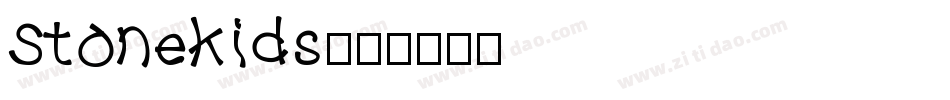 Stonekids字体转换