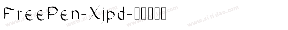 FreePen-Xjpd字体转换