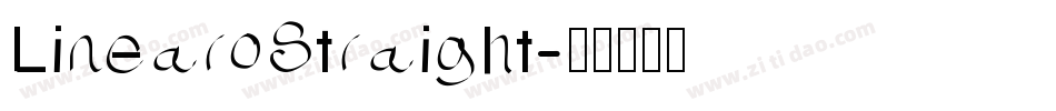 LinearoStraight字体转换